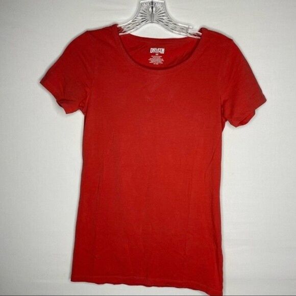 Duluth Trading Co Pink Short Sleeve Scoop Neck Athletic Top XS - Picture 2 of 4